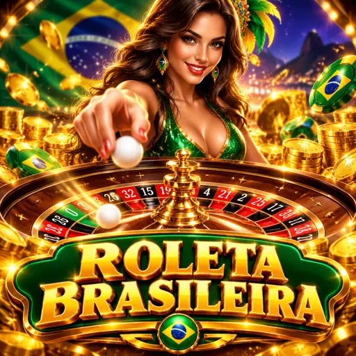 Roleta brasileira ao vivo com mesa temática e crupiê