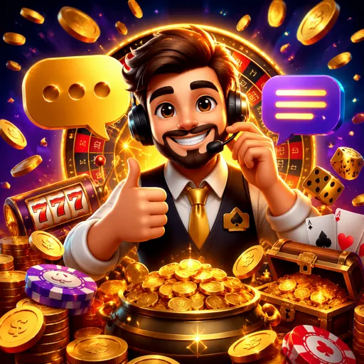 Chat de suporte da 5YYY sendo respondido em tempo real no computador e no celular